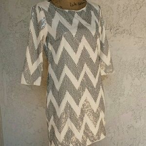 Chevron sequin dress!