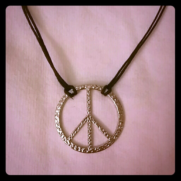 *SALE*Peace sign necklace