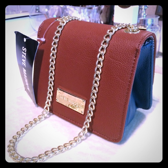 Steve Madden Handbags - New! Steve Madden Clutch Crossbody Bag Tan Multi