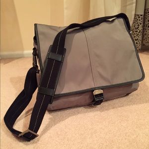 SOLD Coach Transatlantic Nylon Messenger Bag