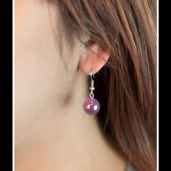 Purple and Silver Necklace - Picture 2 of 2