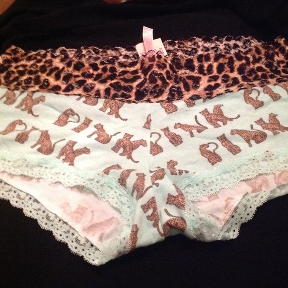 PINK leopard print unique pattern underwear