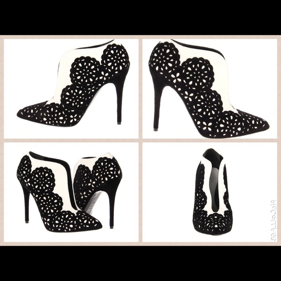 Alexander McQueen Laser Cut Heels