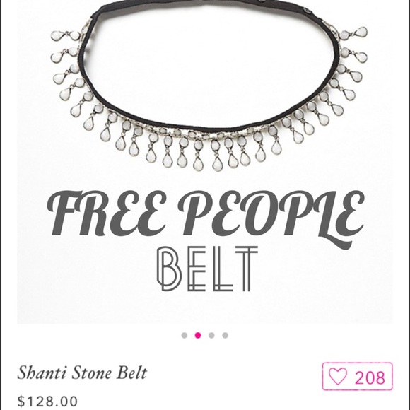 Free people shanti stone belt