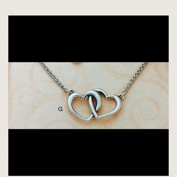 Double Knot Heart Necklace