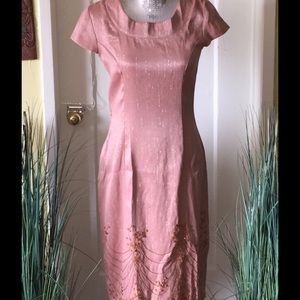 Vintage Gold Beaded Dress
