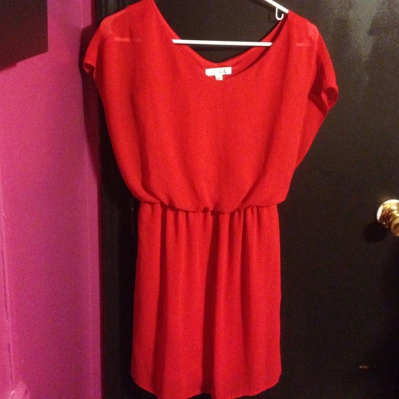 Red dress