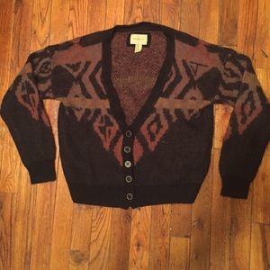 Fuzzy Cropped Cardigan
