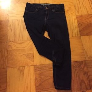 Cropped Blue Jeans AE!