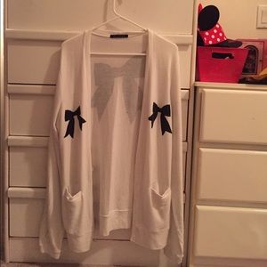 Wild fox bow cardigan