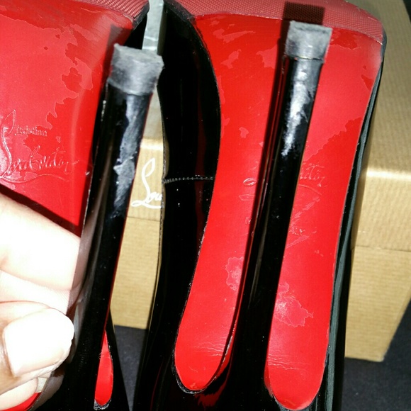 Authentic Christian Louboutin Pigalle Patent 38.5 - Picture 4 of 4