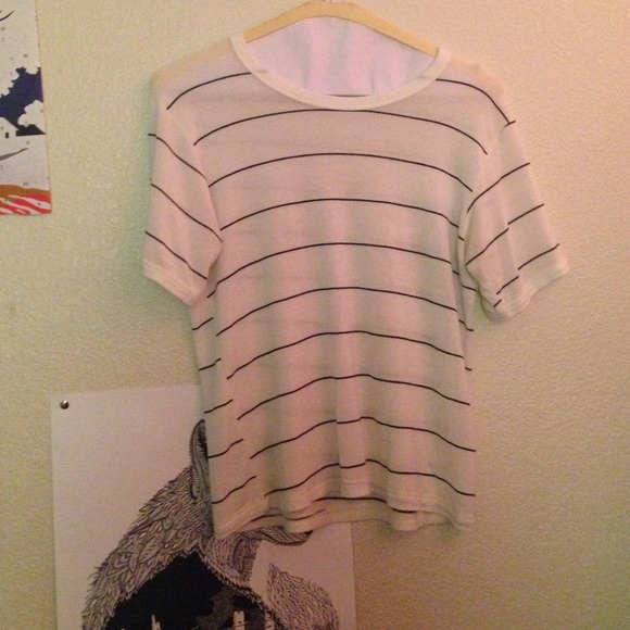 Bandy striped shirt.