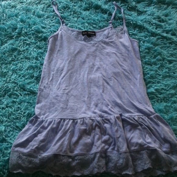 Light blue lace on top and bottom dress