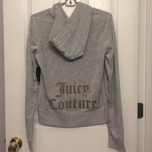 REAL Juicy Couture Zip up Sweatshirt