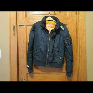 Super Cozy Superdry Bomber Jacket Size S