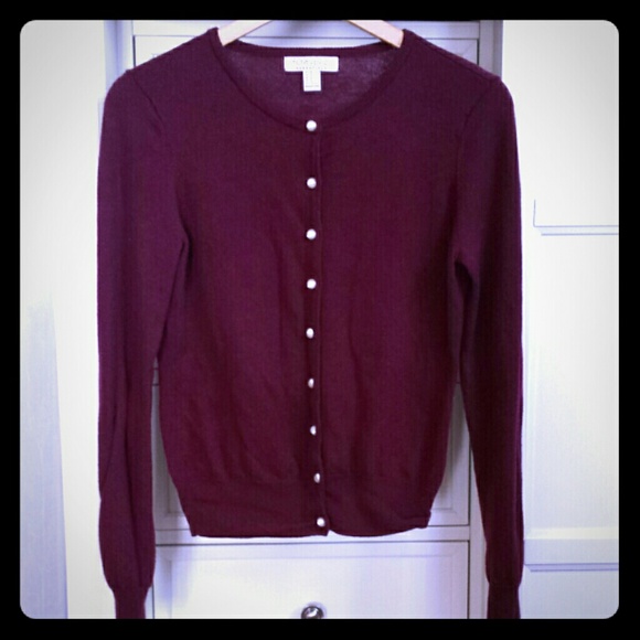 ♡SOLD♡ Forever 21 maroon wool cardi