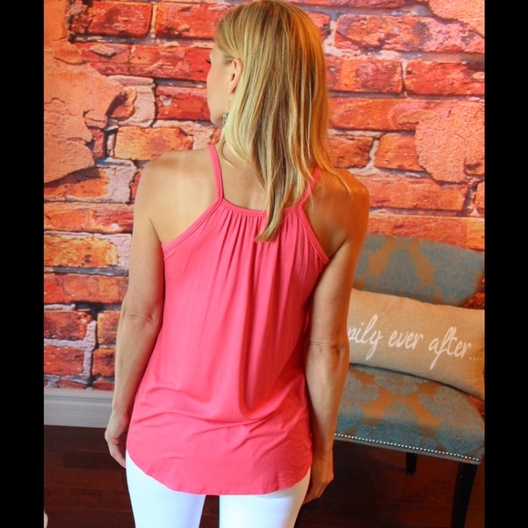 Coral southwest print top - Picture 3 of 3