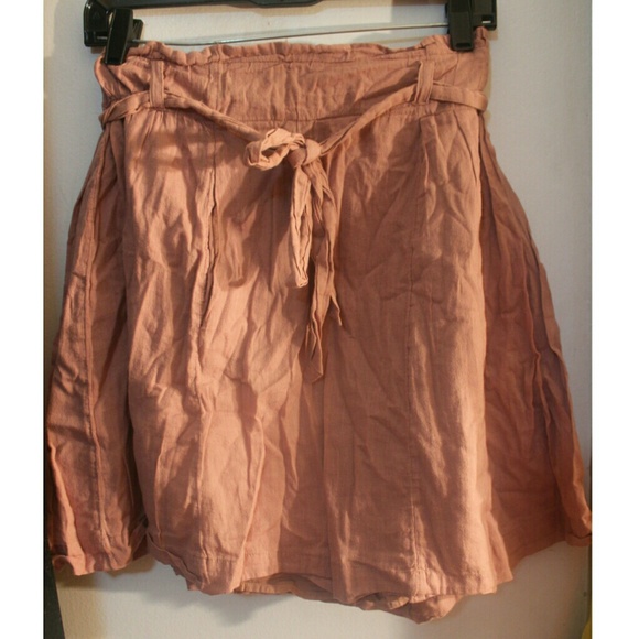 Pretty Pleated Skirt with Tie Belt