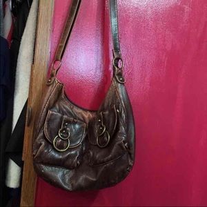 Brown shoulder bag