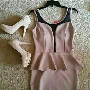 Peplum dress