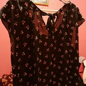 Blouse with bows