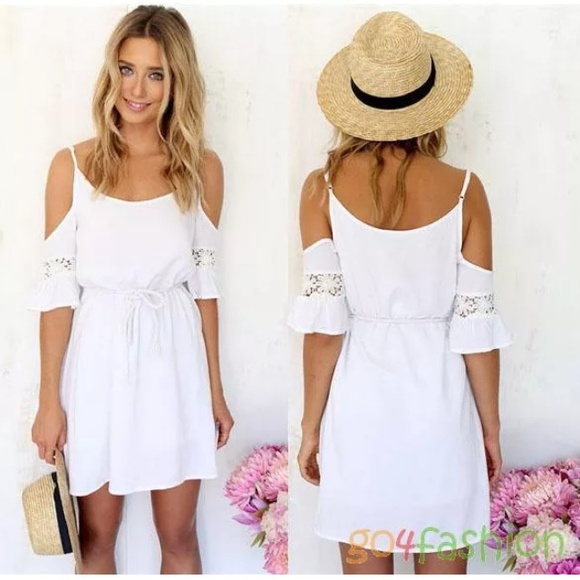 Off the shoulder dress