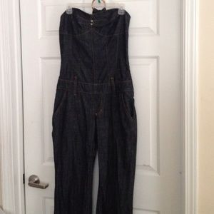 Summer lightweight Baby Phat denim jumpsuit