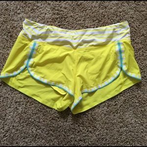 Rare Lululemon Yellow Shorts - 10