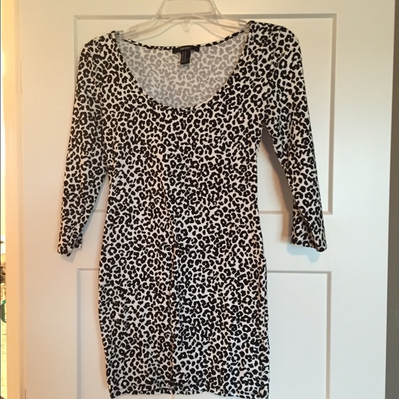 Animal print dress