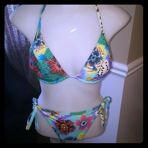 Victoria Secret Floral Bikini. 34C and Medium