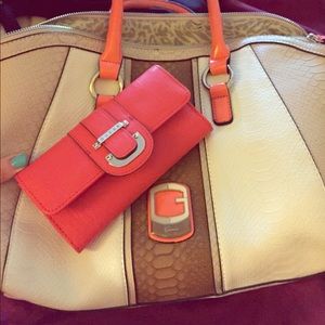 Guess Bag and Wallet with Black skirt bundle