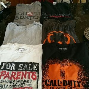 8 misc shirts size mens xl