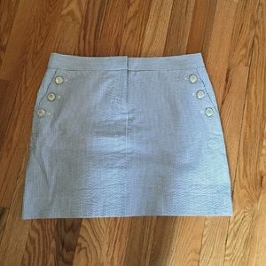 NWT Jcrew Seersucker Skirt