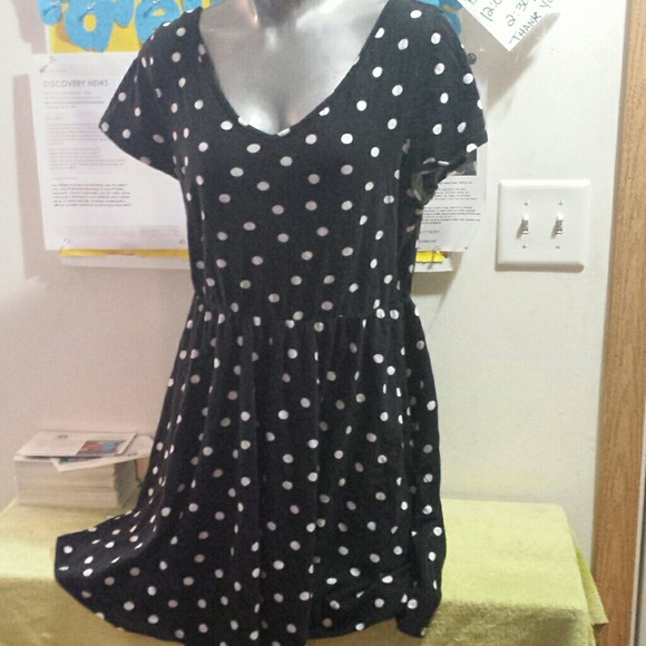Polka dot skater dress
