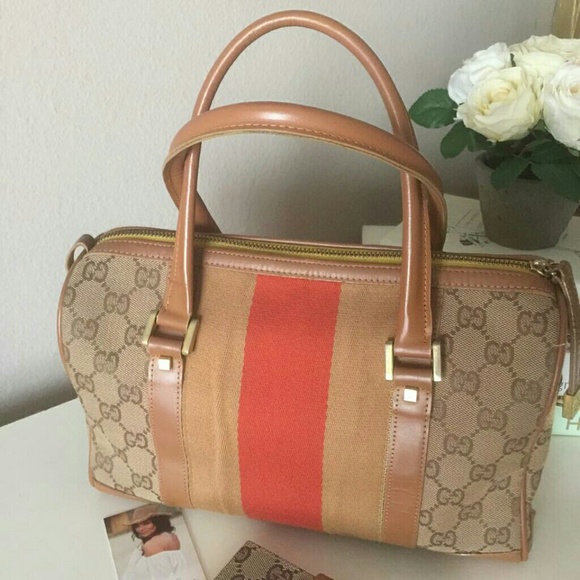 **SOLD**Authentic vintage gucci Boston bag