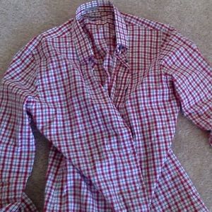 Men's Express Large Fitted Dress Shirt