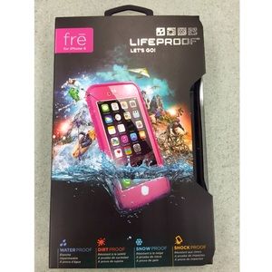 ✨ Hot Pink Lifeproof Frē iPhone 6 case ✨