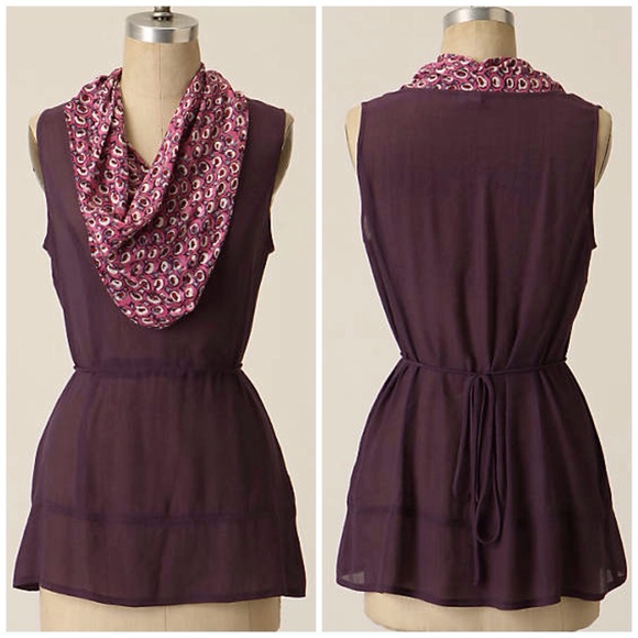 Anthropologie Tops - ❌DONATED❌Anthropologie 'Sugarplum Cowlneck'