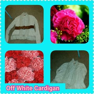 Off white cardigan