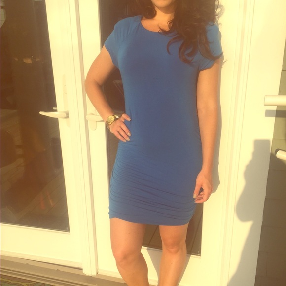 Stretchy royal blue GUESS by MARCIANO dress