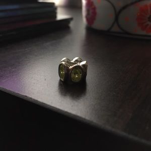"Peridot" or "Green" pandora charm