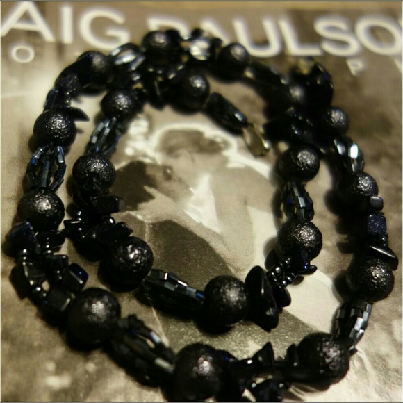 Midnight blue necklace