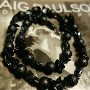 Midnight blue necklace