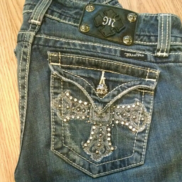Miss me rhinestone studded jeans