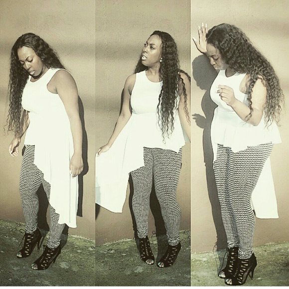Cascading white top