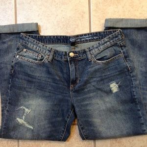 Gap Boyfriend Fit Cropped Jeans