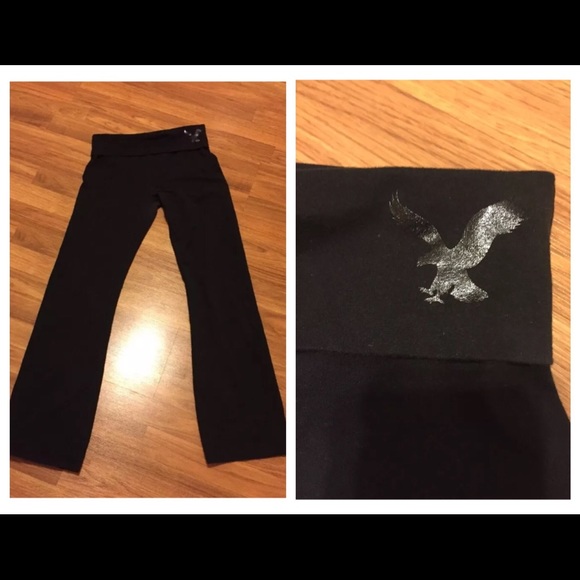 🚫SOLD AMERICAN EAGLE BLACK YOGA PANTS - SZ M🚫