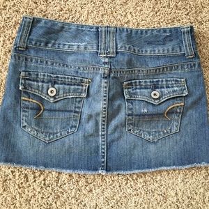 American Eagle denim mini skirt