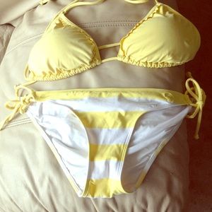 Abercrombie and Fitch yellow bikini