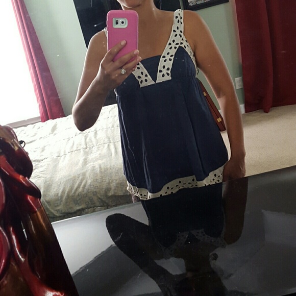 Navy top